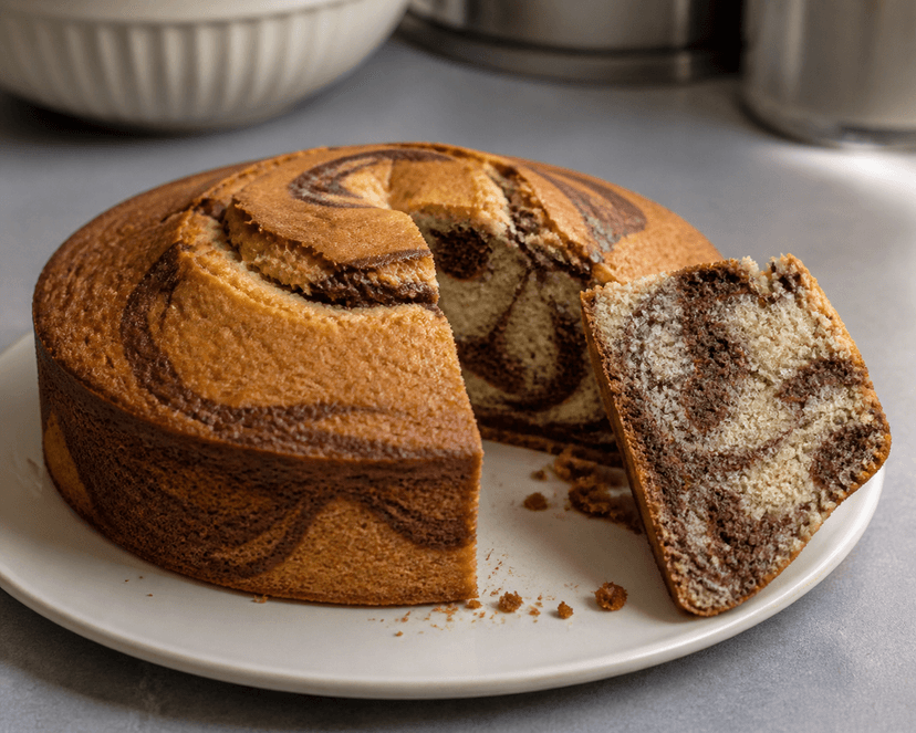 Crème & Crumb — Marble Cake